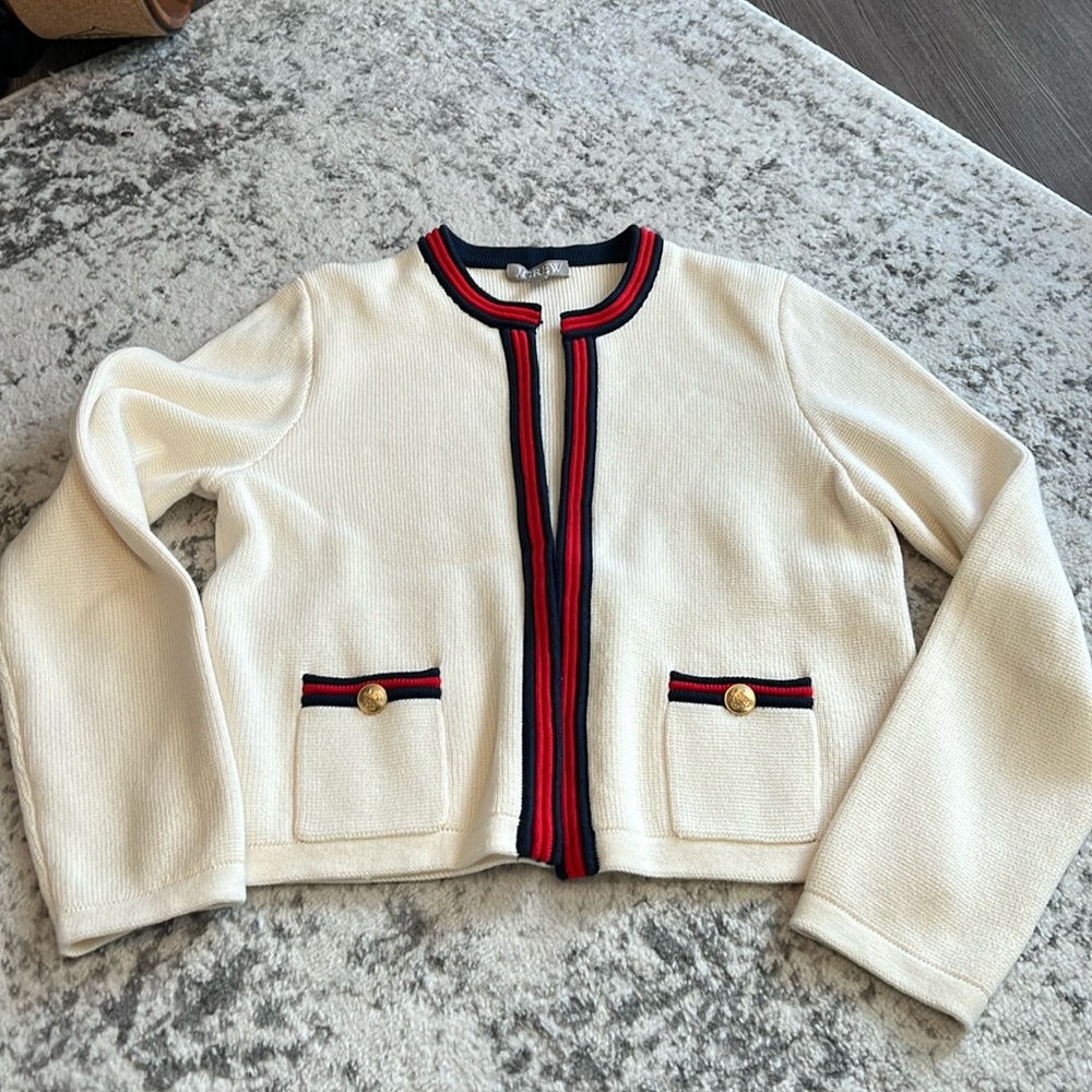 J Crew Emilie sweater lady jacket